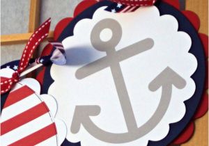 Happy Birthday Banner Red White and Blue Happy Birthday Banner Nautical Bunting by Onefantasticparty