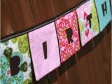 Happy Birthday Banner Reusable Happy Birthday Girls Reusable Cloth Fabric Banner Mezzanine