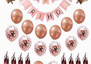 Happy Birthday Banner Rose Gold Jber Rose Gold Happy Birthday Balloons Banner Set Only 4