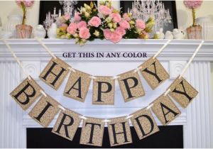 Happy Birthday Banner Rustic Happy Birthday Banner Rustic Birthday Decor Lace Birthday