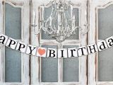 Happy Birthday Banner Rustic Happy Birthday Banners Birthday Signs Rustic by