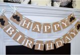 Happy Birthday Banner Rustic Rustic Happy Birthday Banner Baby Boy Birthday Decoration