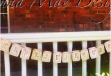 Happy Birthday Banner Rustic Rustic Happy Birthday Banner In Chocolate From