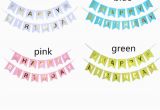 Happy Birthday Banner Singapore Happy Birthday Letter Party Flag Banner Bunting Shopee