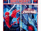 Happy Birthday Banner Spiderman Happy Birthday Spiderman Amazon Com
