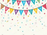 Happy Birthday Banner Svg Free Happy Birthday Vector Birthday Card Party Stock Vector
