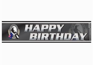 Happy Birthday Banner Target Australia Collingwood Happy Birthday Banner Ea Party Supplies