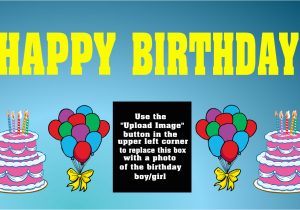 Happy Birthday Banner Template Custom Birthday Vinyl Banners Custom Birthday Vinyl Signs