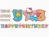 Happy Birthday Banner Template Hello Kitty Hello Kitty Happy Birthday Banner