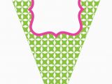 Happy Birthday Banner Template Printable Free Free Contemporary Happy Birthday Pennant Banner Pink