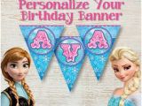 Happy Birthday Banner Template Printable Pdf Free Printable Frozen Alphabet and Birthday Banner Pack