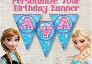 Happy Birthday Banner Template Printable Pdf Free Printable Frozen Alphabet and Birthday Banner Pack