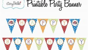 Happy Birthday Banner Template Printable Pdf Lil 39 Super Hero Collection Printable Birthday Banner by