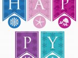 Happy Birthday Banner Template Printable Pdf Personalized Princess Happy Birthday Banner Printable Pdf