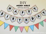 Happy Birthday Banner to Print Happy Birthday Bunting Printable Printable 360 Degree