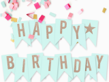 Happy Birthday Banner to Print I Should Be Mopping the Floor Free Printable Happy