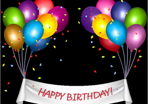 Happy Birthday Banner Transparent Background Transparent Happy Birthday Banner and Baloons Png Clip Art