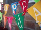 Happy Birthday Banner Tutorial Ameroonie Designs Felt Happy Birthday Banner Tutorial