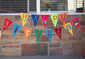 Happy Birthday Banner Tutorial Ameroonie Designs Felt Happy Birthday Banner Tutorial