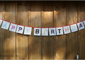 Happy Birthday Banner Tutorial Diy Fabric Birthday Banner Tutorial