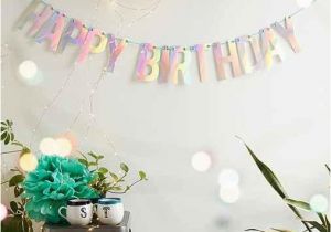 Happy Birthday Banner Urban Outfitters Uo Happy Birthday Party Banner From Urban Outfitters