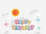 Happy Birthday Banner Vector Free Download Happy Birthday Banner Vector Material Banner Clipart