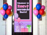 Happy Birthday Banner Vertical Happy Birthday Door Banner Birthday Personalize Welcome to