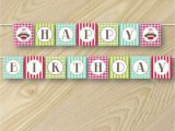 Happy Birthday Banner Vintage Printable Happy Birthday Banner Design Vintage