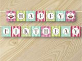 Happy Birthday Banner Vintage Printable Happy Birthday Banner Design Vintage