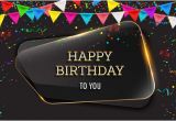 Happy Birthday Banner Wallpaper Background Happy Birthday Background with Glass Banner Vectors 09