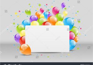 Happy Birthday Banner Wallpaper Happy Birthday Background Banner Balloon Stock Vector