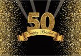 Happy Birthday Banner Wallpaper Happy Happy 50th Birthday Party Gold Dots Sequins Banner