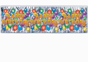 Happy Birthday Banner Walmart Canada Club Pack Of 12 Metallic Multi Colored Quot Happy Birthday