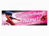 Happy Birthday Banner Walmart Canada Personalized Miraculous Ladybug Personalized Birthday