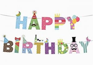 Happy Birthday Banner with Images Amazon Com Happy Birthday Banner Birthday Decorations