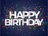 Happy Birthday Banner with Name and Photo Edit Happy Birthday Banner with Confetti Vector Free Download