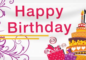 Happy Birthday Banner with Name Edit Birthday Banners Design A Custom Birthday Banner today