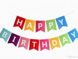 Happy Birthday Banner with Photo 2019 Paper Bunting Garland Banners Flags Happy Birthday