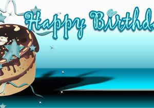 Happy Birthday Banner with Photo and Name Birthday Banners Cake Teal