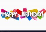 Happy Birthday Banner with Photo and Name Happy Birthday Banner with Brush Strokes Vector Image