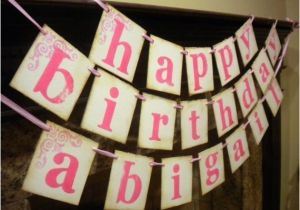 Happy Birthday Banner with Photo Happy Birthday Banner Customized with Namesign by