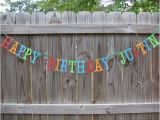 Happy Birthday Banner with Photo Personalized Happy Birthday Banner Made to order