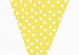 Happy Birthday Banner Yellow Free Yellow Polk A Dot Printable Banner Printables