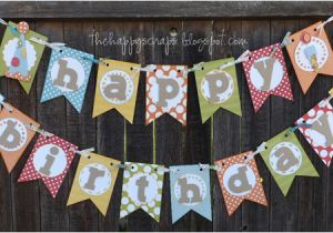 Happy Birthday Banner Zum Ausdrucken Happy Birthday Banner the Happy Scraps