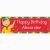 Happy Birthday Banners at Walmart Personalized Caillou Happy Birthday Banner Walmart Com
