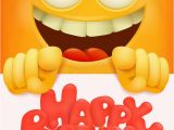 Happy Birthday Banners Cartoon Characters Happy Birthday Card with Funny Cartoon Yellow Emotion Face