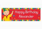 Happy Birthday Banners Custom the Official Pbs Kids Shop Caillou Happy Birthday Banner