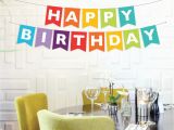 Happy Birthday Banners Diy Instant Download Happy Birthday Banner Rainbow Birthday