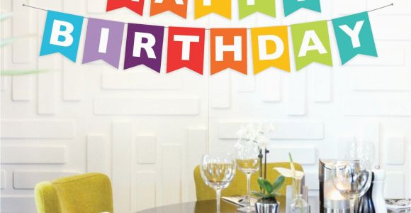 Happy Birthday Banners Diy Instant Download Happy Birthday Banner Rainbow Birthday