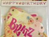 Happy Birthday Banners Ebay Bratz Fashion Pixiez 1 Happy Birthday Banner Party